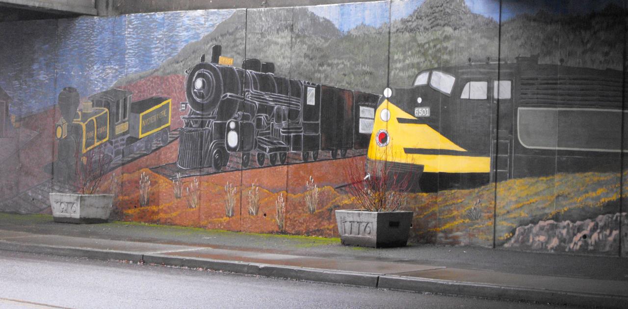 Train Mural